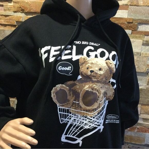 AELFRIC EDEN Mens Womens Vintage Bone Printed Hoodie - Picture 7 of 12